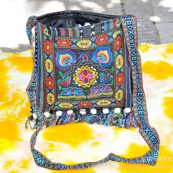 FINAL 🔻 Gorgeous, BohoChic Bag - 1 left, black - Picture 3 of 8